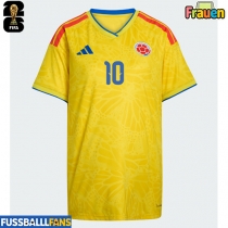Kolumbien James Rodriguez #10 Heimtrikot Frauen WM 2026 Kurzarm